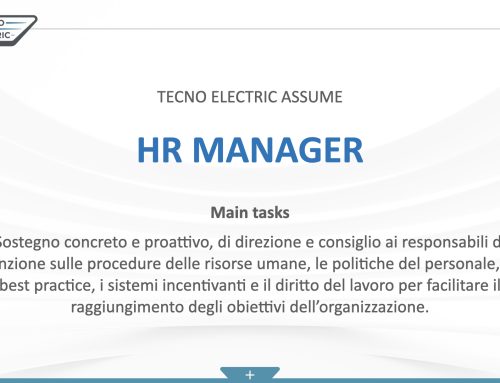 Posizione aperta: HR MANAGER