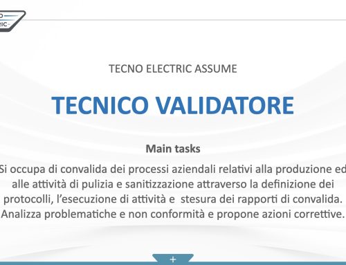 Posizione aperta: TECNICO VALIDATORE